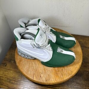 Nike Shox VC IV White Pine Green Basketball Shoes 599446-100 Mens 9.5